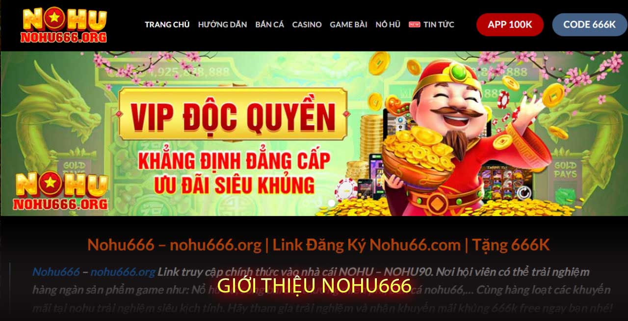 giới thiệu nohu666